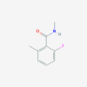 molecular formula C9H10INO B14772452 2-Iodo-N,6-dimethylbenzamide 