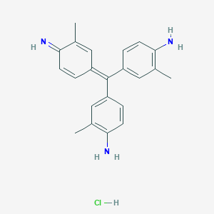 molecular formula C22H24ClN3 B147725 Basic violet 2 CAS No. 3248-91-7