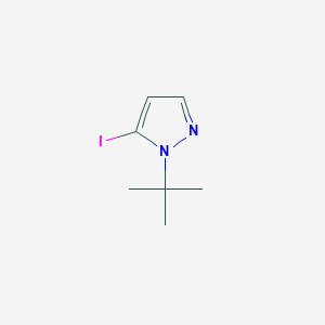 molecular formula C7H11IN2 B14772549 1-(tert-Butyl)-5-iodo-1H-pyrazole 