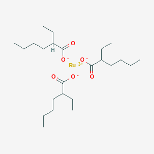 molecular formula C24H45O6Ru B147726 Ruthenium 2-ethylhexanoate CAS No. 130570-72-8