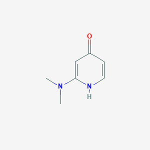 molecular formula C7H10N2O B14772633 2-Dimethylaminopyridin-4-ol 