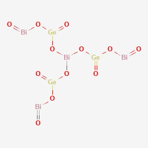 molecular formula Bi4Ge3O12 B14772805 tris[[oxo(oxobismuthanyloxy)germyl]oxy]bismuthane 