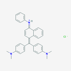 molecular formula C33H32ClN3 B147729 Basic blue 26 CAS No. 2580-56-5