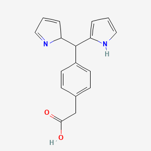 molecular formula C17H16N2O2 B14773033 5-(4-Carboxymethylphenyl)dipyrromethane 