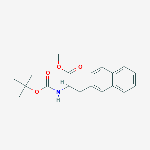 molecular formula C19H23NO4 B14773071 Methyl (2R)-2-(Boc-amino)-3-(2-naphthyl)propanoate 