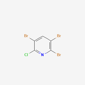molecular formula C5HBr3ClN B14773303 2,3,5-Tribromo-6-chloropyridine 