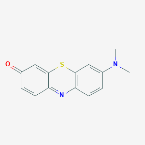 molecular formula C14H12N2OS B147739 Methylene violet CAS No. 2516-05-4