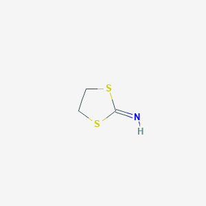 molecular formula C3H5NS2 B147746 1,3-Dithiolan-2-imine CAS No. 4472-81-5