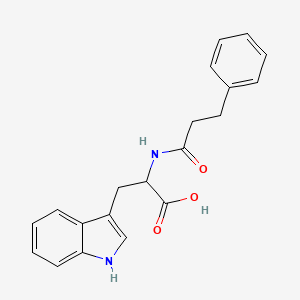 molecular formula C20H20N2O3 B14774803 N-(3-phenylpropanoyl)tryptophan 