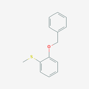 molecular formula C14H14OS B14774901 (2-(Benzyloxy)phenyl)(methyl)sulfane 