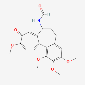 molecular formula C21H23NO6 B14775276 N-(1,2,3,10-tetramethoxy-9-oxo-6,7-dihydro-5H-benzo[a]heptalen-7-yl)formamide 