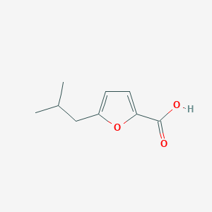 molecular formula C9H12O3 B14775681 5-(2-Methylpropyl)furan-2-carboxylic acid 