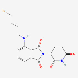 molecular formula C17H18BrN3O4 B14775741 Pomalidomide-C4-Br 