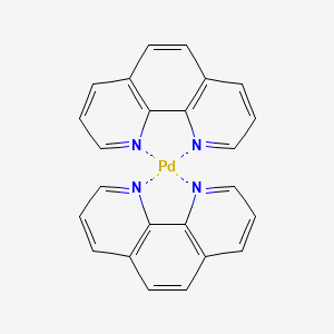 molecular formula C24H16N4Pd B14775810 Palladium;1,10-phenanthroline 