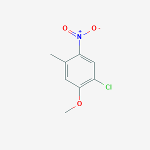 molecular formula C8H8ClNO3 B147759 1-Chloro-2-methoxy-4-methyl-5-nitrobenzene CAS No. 62492-45-9
