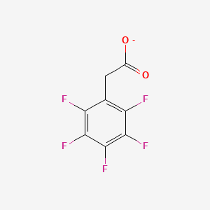 molecular formula C8H2F5O2- B14775910 Pentafluorophenylacetate 