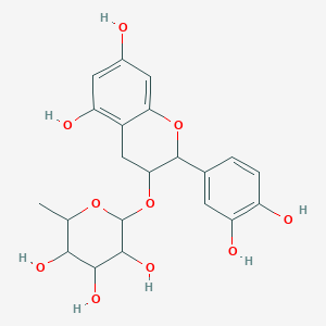 molecular formula C21H24O10 B14775942 Catechin 3-O-alpha-L-rhamnopyranoside 