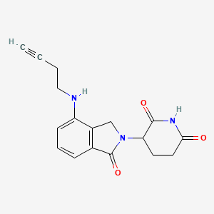 molecular formula C17H17N3O3 B14775992 Lenalidomide-C2-alkyne 