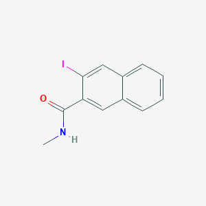 molecular formula C12H10INO B14776145 3-Iodo-N-methyl-2-naphthamide 