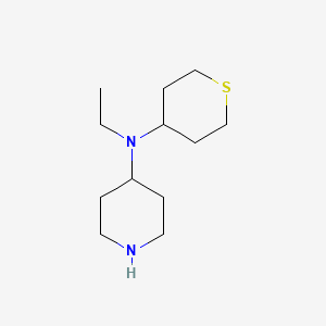 molecular formula C12H24N2S B1477619 N-ethyl-N-(tetrahydro-2H-thiopyran-4-yl)piperidin-4-amine CAS No. 2092706-90-4