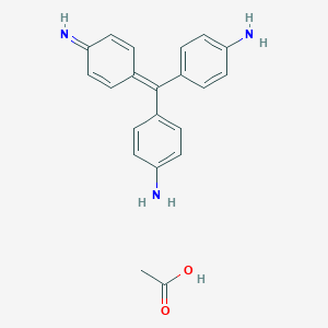 molecular formula C21H21N3O2 B147763 Pararosaniline acetate CAS No. 6035-94-5