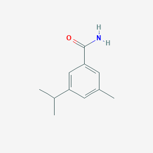 molecular formula C11H15NO B14776560 3-Isopropyl-5-methylbenzamide 
