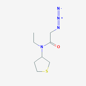 2-azido-N-ethyl-N-(tetrahydrothiophen-3-yl)acetamide