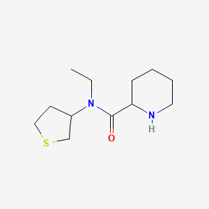 N-ethyl-N-(tetrahydrothiophen-3-yl)piperidine-2-carboxamide