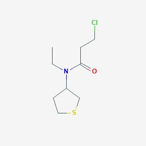 3-chloro-N-ethyl-N-(tetrahydrothiophen-3-yl)propanamide