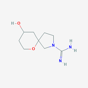 9-Hydroxy-6-oxa-2-azaspiro[4.5]decane-2-carboximidamide
