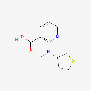 2-(Ethyl(tetrahydrothiophen-3-yl)amino)nicotinic acid