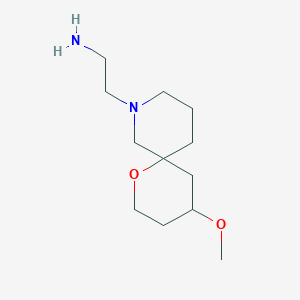 2-(4-Methoxy-1-oxa-8-azaspiro[5.5]undecan-8-yl)ethan-1-amine