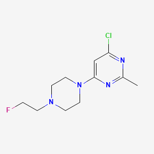 B1477699 4-Chloro-6-(4-(2-fluoroethyl)piperazin-1-yl)-2-methylpyrimidine CAS No. 2028643-01-6