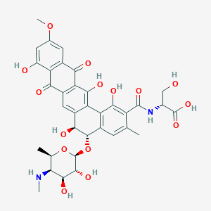 molecular formula C35H36N2O15 B147771 普拉地霉素FB CAS No. 131426-61-4