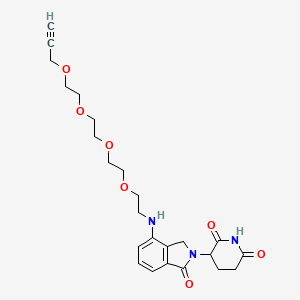 molecular formula C24H31N3O7 B14777268 Lenalidomide-PEG4-propargyl 