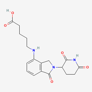 molecular formula C18H21N3O5 B14777641 Lenalidomide-C4-acid 