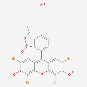 molecular formula C22H12Br4KO5 B147777 CID 131842557 CAS No. 6359-05-3