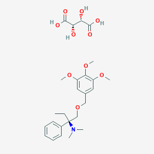 molecular formula C26H37NO10 B147779 Fedotozine tartrate CAS No. 133267-27-3