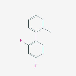 molecular formula C13H10F2 B14778065 2,4-Difluoro-2'-methyl-1,1'-biphenyl 
