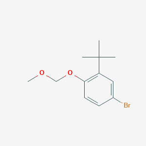 molecular formula C12H17BrO2 B1477839 4-Bromo-2-(tert-butyl)-1-(methoxymethoxy)benzene CAS No. 1442430-85-4
