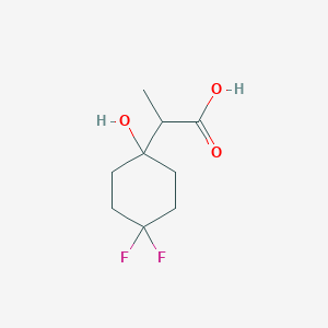 2-(4,4-Difluoro-1-hydroxycyclohexyl)propanoic acid