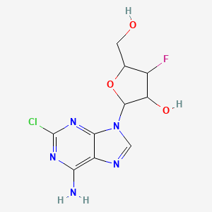 molecular formula C10H11ClFN5O3 B14778444 2-Chloro-3'-deoxy-3'-fluoroadenosine 