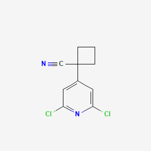 1-(2,6-Dichloro-4-pyridyl)cyclobutanecarbonitrile