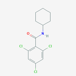 molecular formula C13H14Cl3NO B14778542 2,4,6-Trichloro-N-cyclohexylbenzamide 
