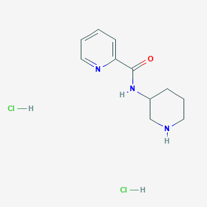 molecular formula C11H17Cl2N3O B14778846 (S)-N-(Piperidin-3-yl)picolinamide dihydrochloride 