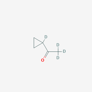 molecular formula C5H8O B1477914 Cyclopropyl-1 Methyl-Ketone-d4 
