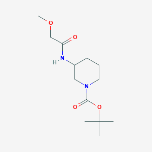 molecular formula C13H24N2O4 B14779279 Tert-butyl 3-[(2-methoxyacetyl)amino]piperidine-1-carboxylate 