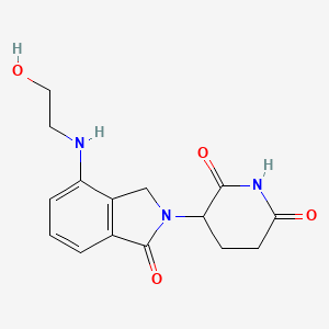 molecular formula C15H17N3O4 B14779284 Lenalidomide-PEG1-OH 