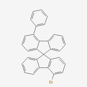 molecular formula C31H19Br B14779385 4-Bromo-4'-phenyl-9,9'-spirobi[fluorene] CAS No. 2102016-85-1