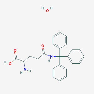 molecular formula C24H26N2O4 B14779528 n5-Trityl-d-glutamine hydrate 